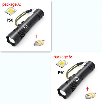 Linterna LED Zoom P50 con Carga USB - Image 14