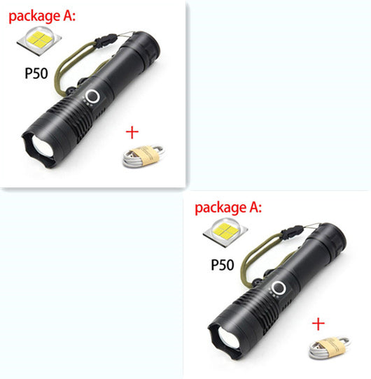 Linterna LED Zoom P50 con Carga USB - Image 14