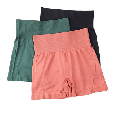 Shorts Deportivos Yoga Cintura Alta Sin Costuras Secado Rápido para Mujer - Image 12
