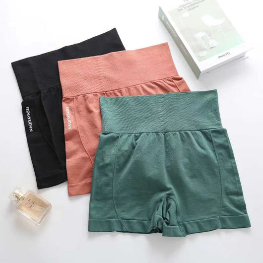 Shorts Deportivos Yoga Cintura Alta Sin Costuras Secado Rápido para Mujer - Image 20