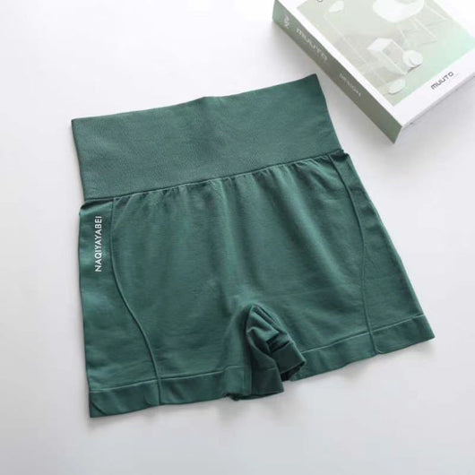 Shorts Deportivos Yoga Cintura Alta Sin Costuras Secado Rápido para Mujer - Image 19