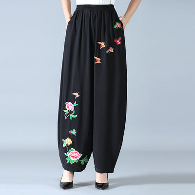 Pantalones Étnicos de Algodón y Lino para Mamá - Image 7