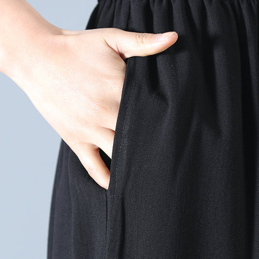 Pantalones Étnicos de Algodón y Lino para Mamá - Image 2
