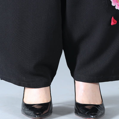 Pantalones Étnicos de Algodón y Lino para Mamá - Image 4