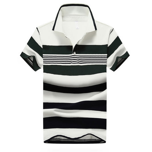 Camisa Slim Coreana Manga Media para Hombre