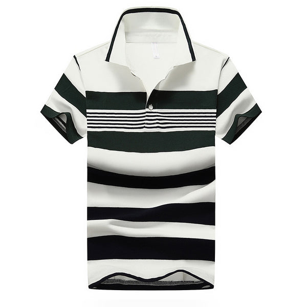 Camisa Slim Coreana Manga Media para Hombre