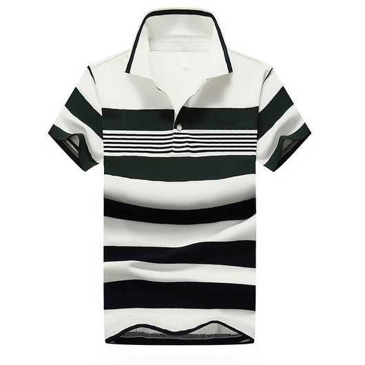 Camisa Slim Coreana Manga Media para Hombre
