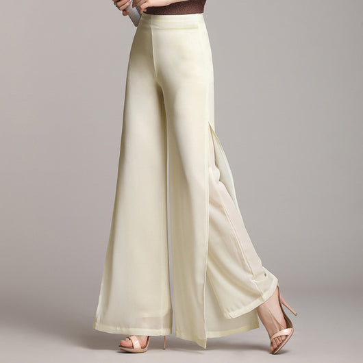 Pantalón Negro Holgado con Cintura Alta y Abertura Lateral - Image 11