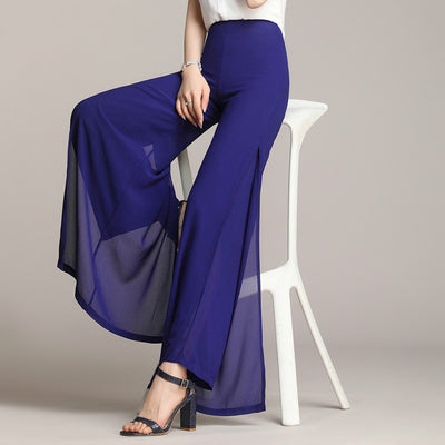 Pantalón Negro Holgado con Cintura Alta y Abertura Lateral - Image 13