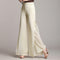 Pantalón Negro Holgado con Cintura Alta y Abertura Lateral