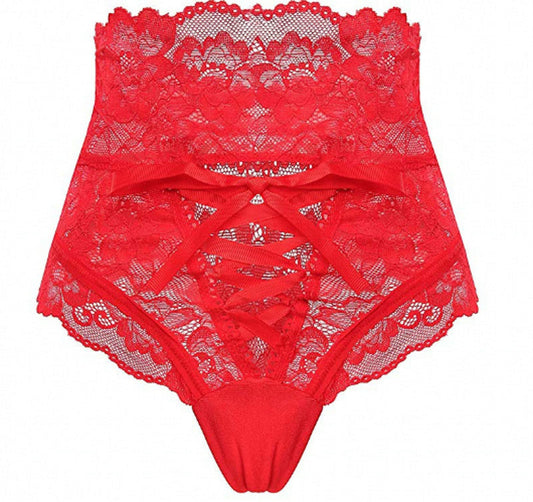 Tangas de Encaje Cintura Alta para Mujer - Lencería Cómoda y Elegante