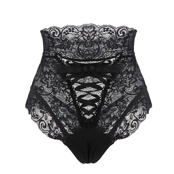 Tangas de Encaje Cintura Alta para Mujer - Lencería Cómoda y Elegante