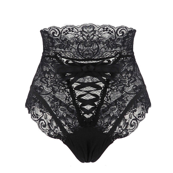 Tangas de Encaje Cintura Alta para Mujer - Lencería Cómoda y Elegante