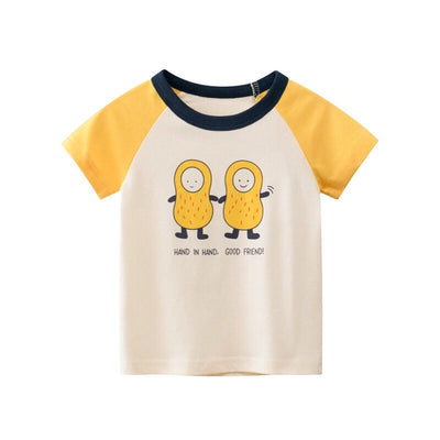 Playera Infantil Estilo Occidental de Algodón Cuello Redondo para Niña - Image 6