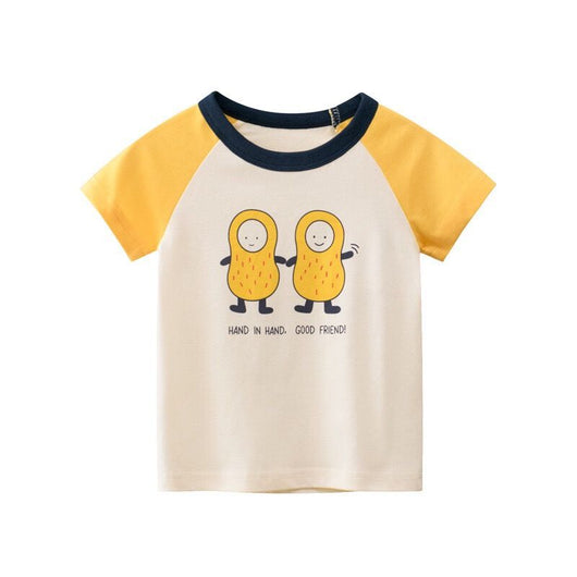 Playera Infantil Estilo Occidental de Algodón Cuello Redondo para Niña - Image 4