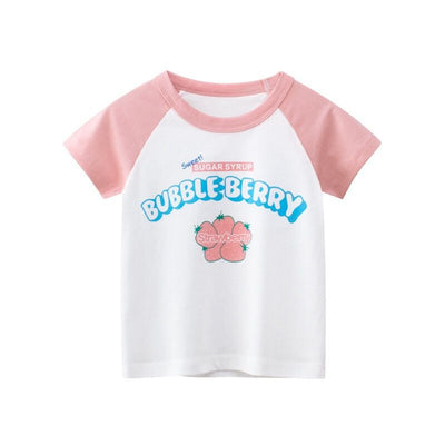 Playera Infantil Estilo Occidental de Algodón Cuello Redondo para Niña - Image 5