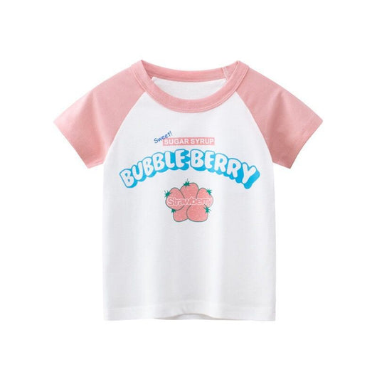 Playera Infantil Estilo Occidental de Algodón Cuello Redondo para Niña - Image 5