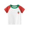 Playera Infantil Estilo Occidental de Algodón Cuello Redondo para Niña