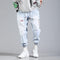 Men's Retro Loose Harem Pants with Tapered Cuffs