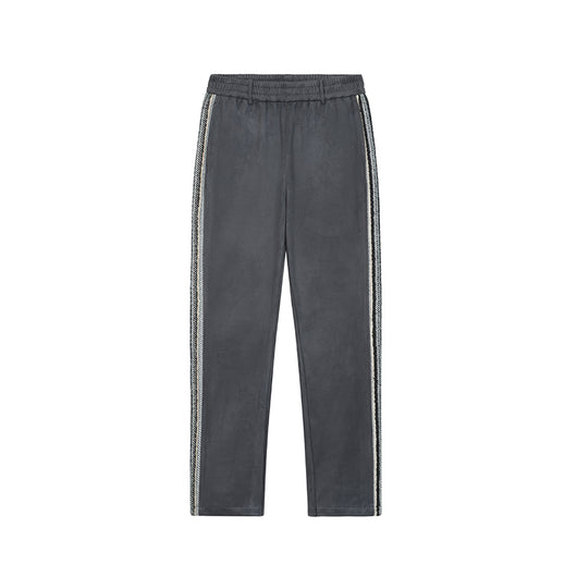Pantalones Rectos Holgados con Detalle Patchwork Micro Acampanados para Hombre - Image 2