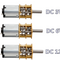 Motor Reductor de Engranajes Metálicos DC Micro