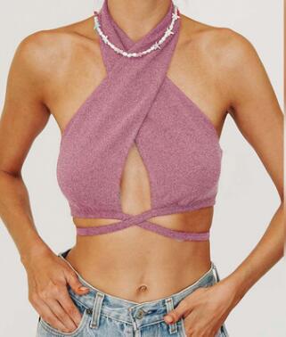 Top Halter Sexy Escotado - Estilo Celebridad con Diseño Moderno - Image 6