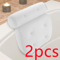 Almohada de Baño con 6 Ventosas y Malla 3D - Image 6