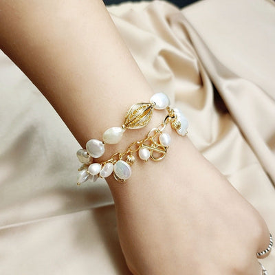Pulsera de Perlas Barrocas Naturales Auténticas - Image 10