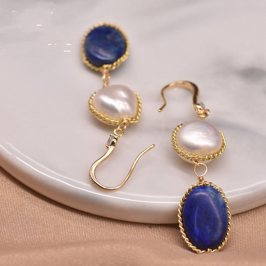 Aretes de Perlas de Agua Dulce Naturales - Diseño Minimalista para Mujer - Image 6