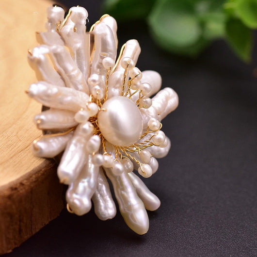 Broche Floral Artesanal para Mujer - Joya Versátil Hecha a Mano - Image 8