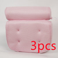Almohada de Baño con 6 Ventosas y Malla 3D - Image 8