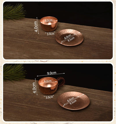 Vaso de Cobre Puro Artesanal - Taza para Agua y Té de Cobre Macizo - Image 8