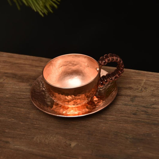 Vaso de Cobre Puro Artesanal - Taza para Agua y Té de Cobre Macizo - Image 9