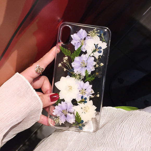 Funda Floral Suave Compatible con iPhone 12, 11, XR, X Pro Max