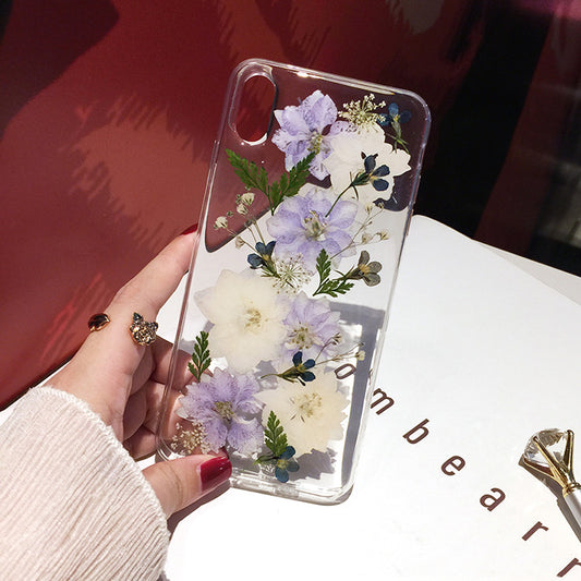 Funda Floral Suave Compatible con iPhone 12, 11, XR, X Pro Max