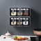 Organizador de Especias Mural con Frascos Perforados - Set Completo para Cocina
