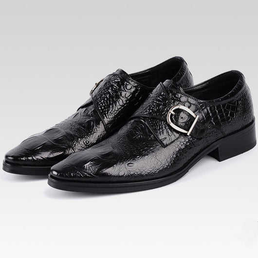 Zapatos de Cuero para Hombre con Hebilla - Image 7