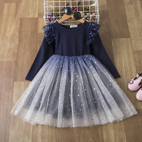 Vestido Princesa Fluffy Mesh para Niñas