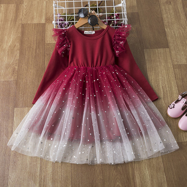 Vestido Princesa Fluffy Mesh para Niñas