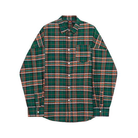 Camisa Manga Larga Coreana Tendencia Casual Versátil Estilo Japonés - Image 8