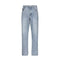 Jeans Sueltos Azul Claro Estilo Callejero Japonés Lavado Vintage