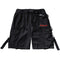 Shorts Casuales Holgados con Detalles de Herramientas y Letras para Hombre