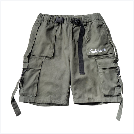 Shorts Casuales Holgados con Detalles de Herramientas y Letras para Hombre - Image 4