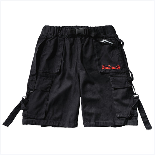 Shorts Casuales Holgados con Detalles de Herramientas y Letras para Hombre - Image 2
