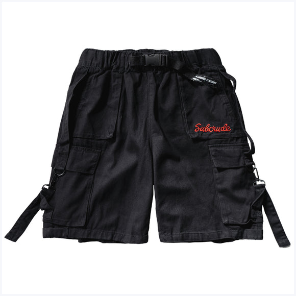 Shorts Casuales Holgados con Detalles de Herramientas y Letras para Hombre
