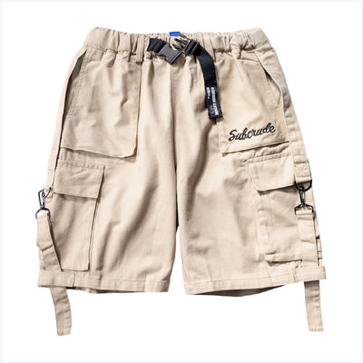 Shorts Casuales Holgados con Detalles de Herramientas y Letras para Hombre - Image 5