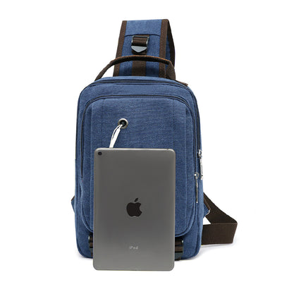 Bolsa Mensajero de Lona para Hombre - Estilo Outdoor y Casual - Image 14