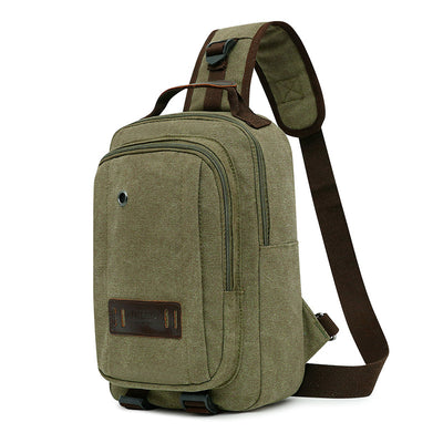 Bolsa Mensajero de Lona para Hombre - Estilo Outdoor y Casual - Image 12