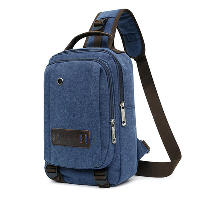 Bolsa Mensajero de Lona para Hombre - Estilo Outdoor y Casual - Image 5
