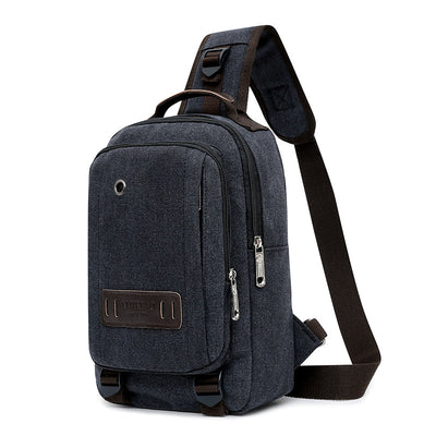 Bolsa Mensajero de Lona para Hombre - Estilo Outdoor y Casual - Image 9